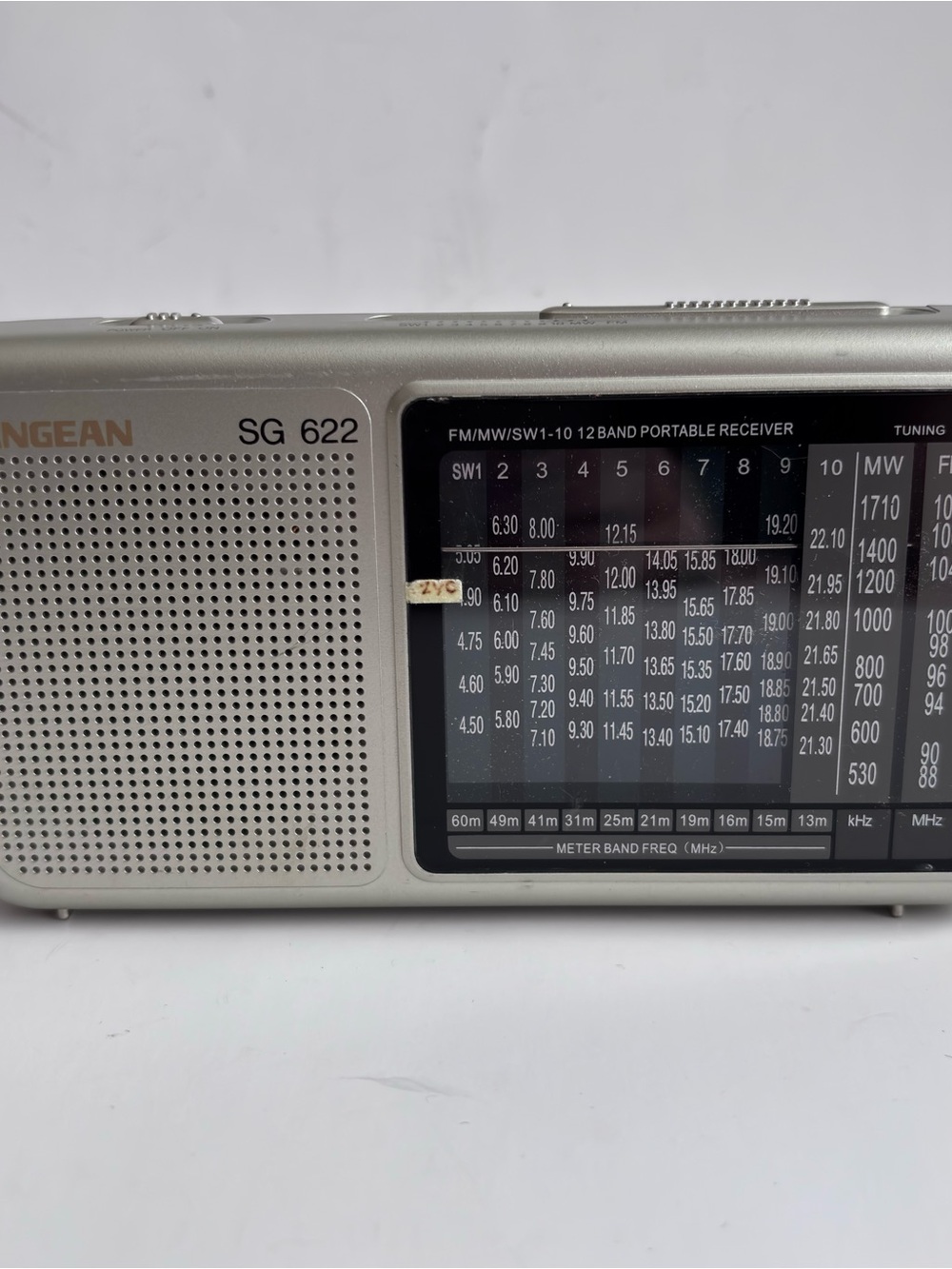Vintage Sangam Sg 622 12 Bands Fm. Me Portable Receiver Works Tested